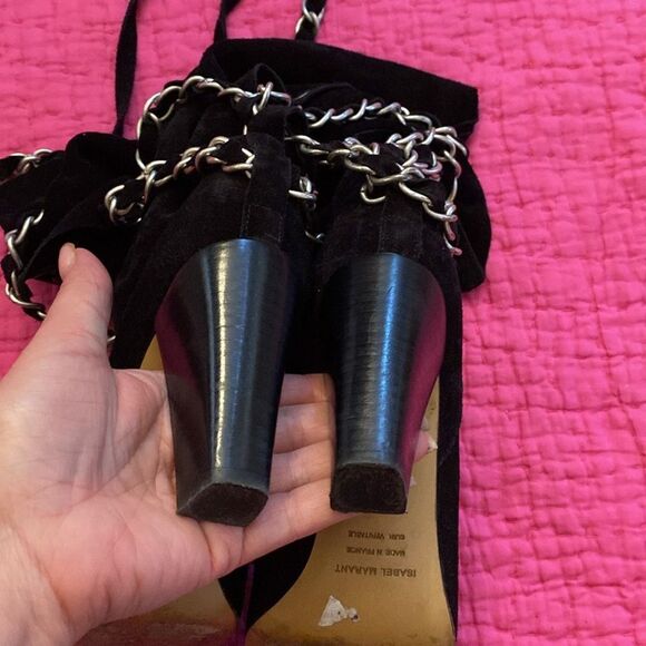 Isabel Marant suede  chain boots, size 39(8,5) - Picture 11 of 16